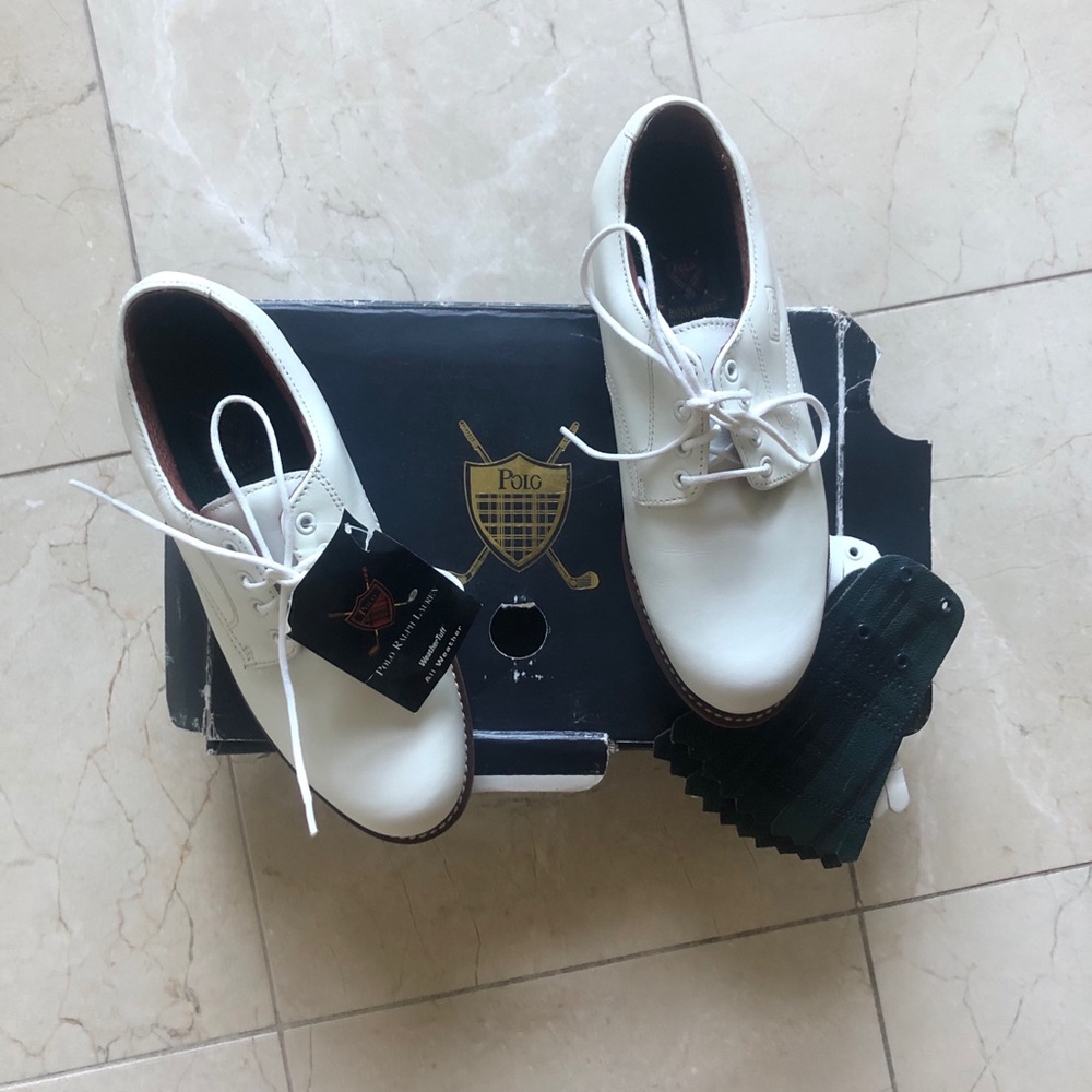 Polo Ralph Lauren Women’s White Calf golf shoes